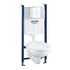 Комплект с подвесным унитазом и панелью смыва Skate Air, GROHE Solido, 39116000
