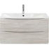 Тумба под раковину подвесная с двумя ящиками ACQUA Rovere Vintage Bianco 900x450x500 BelBagno