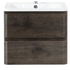 Тумба под раковину подвесная с двумя ящиками ALBANO Robere Nature Grigio 700x450x500 BelBagno