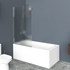Душевая шторка на ванну UNO-V-1-70/150-P-Cr BelBagno