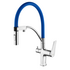 Смеситель для кухни с подключением к фильтру с питьевой водой Comfort LM3074C-Blue Lemark