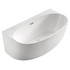Ванна акриловая Cambridge 180X88X58 пристенная с сифоном и металлической рамой CAM18090 Azario