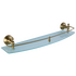 Полка для ванной PRAKTIC Bronze 60 см стекло PRK-560-Bronze Elghansa