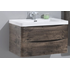 Тумба под раковину подвесная с двумя выкатными ящиками ANCONA-N Rovere Moro 1000x480x450 BelBagno