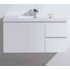 Тумба под раковину подвесная с тремя внешними выкатными ящиками LUCE Bianco Lucido BelBagno