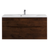 Тумба под раковину подвесная с двумя выкатными ящиками MARINO-H60 Rovere Moro 1200x450x600 BelBagno