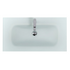 Стеклянная раковина белая матовая 101x46.5x14.5 BB1010/465-LV-VTR-BO BelBagno