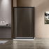 Душевой уголок Garda VSR-1G9012CGB, 1200*900, черный, стекло тонированное Vincea