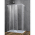 Душевой уголок Soft VSR-3SO8010CL, 1000*800, хром, стекло прозрачное Vincea