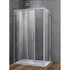 Душевой уголок Soft VSR-3SO9011CL, 1100*900, хром, стекло прозрачное Vincea