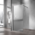 Душевая перегородка Walk-In VSW-1H900MRB, 900*2000, черный матовый, стекло зеркальное Vincea