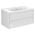 База под раковину Vico 1000 подвесная, 2 выкатных ящика soft close, G.White VMC-2V100GW Vincea