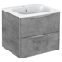 База под раковину Paola 600 подвесная, 2 выкатных ящика soft close, Beton VMC-2P600BT Vincea