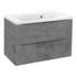 База под раковину Mia 750 подвесная, 2 выкатных ящика soft close, Beton VMC-2MA750BT Vincea