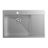 Мойка из нержавеющей стали, сатин, чаша слева, 780х510, Haze, HAZ78SLi77 IDDIS