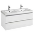 J. Delafon EB892-N18 тумбочка без раковины ODEON UP для Е4730 3 ящика /117х485х53/ (белый блест.ламинат)