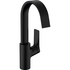 Смеситель для раковины push open матовый черный Vivenis 210 75030670 HANSGROHE