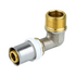 Угольник пресс латунь Дн20х 1/2"х90гр НР STI