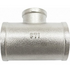 Тройник 1" х1/2" х1" никелированный 0000003567 STI