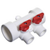 Коллектор 32/2*20w с воздухоотводчиком красный ТТ000014892 MeerPlast
