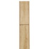 Шкаф подвесной с двумя дверцами с двумя полками KRAFT Rovere Galifax Bianco 330x300x1600 BelBagno