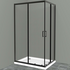 Душевой уголок UNO-195-AH-2-100/80-C-NERO Belbagno Душевой уголок UNO-195-AH-2-100/80-C-NERO Belbagno