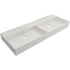Раковина керамическая двойная 1200x465 CZR-MIL-120-2-LVB Cezares