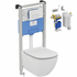 Комплект 5 в 1 TESI AquaBlade с кнопкой Oleas M1 SmartFlush хром R029901 Ideal Standard