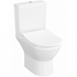 Унитаз напольный безободковый Integra Round Open-Back с сиденьем микролифт 9833B003-7206 Vitra
