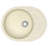 Кухонная мойка Light 575х440х215 искусственный мрамор, цвет Бежевый CS00079919 Azario Кухонная мойка Light 575х440х215 искусственный мрамор, цвет Бежевый CS00079919 Azario