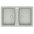 Кухонная мойка Elmas 780х500х190 Светло серая сифон + герметик CS00078335 Azario Кухонная мойка Elmas 780х500х190 Светло серая сифон + герметик CS00078335 Azario