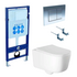 Унитаз с инсталляцией SET AQUATEK ЛУГАНО 4в1 Aquatek