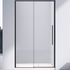 Душевая дверь Slim-N 120, черный, стекло прозрачное VDS-4SN120CLB Vincea