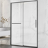Душевая дверь Slim Soft 140, вороненая сталь, стекло прозрачное VDS-1SS140CLGM Vincea