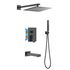 Душевой комплект Set 4 в 1 Либра AQ1673MB Aquatek
