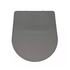 Сиденье для унитаза 105MDH, дюропласт softclose тонкое, быстросъёмное, графит матовый Comforty