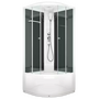 Душевая кабина DOMANI-Spa Delight 88high, черные стенки, 80*80*218см прозрачное DS01D88HBCl00 Россия