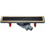 Душевой лоток Confluo Premium Line Black Glass 650 Gold+, 13100116